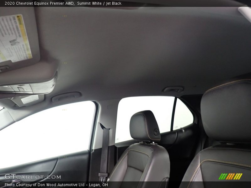 Summit White / Jet Black 2020 Chevrolet Equinox Premier AWD