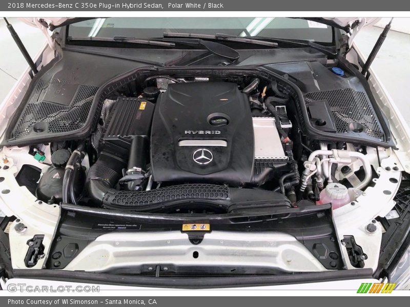 Polar White / Black 2018 Mercedes-Benz C 350e Plug-in Hybrid Sedan