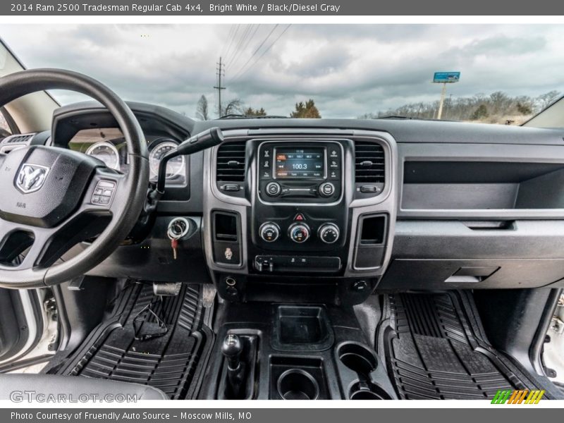 Bright White / Black/Diesel Gray 2014 Ram 2500 Tradesman Regular Cab 4x4