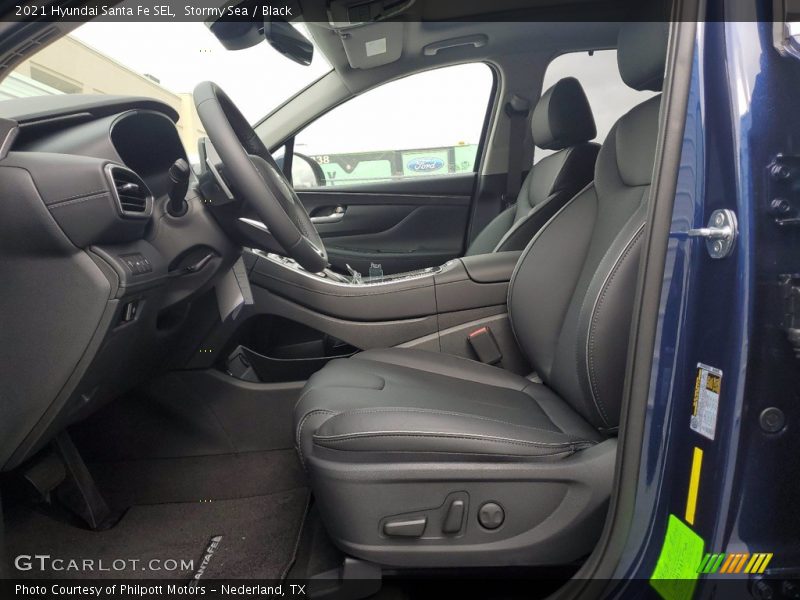 Stormy Sea / Black 2021 Hyundai Santa Fe SEL