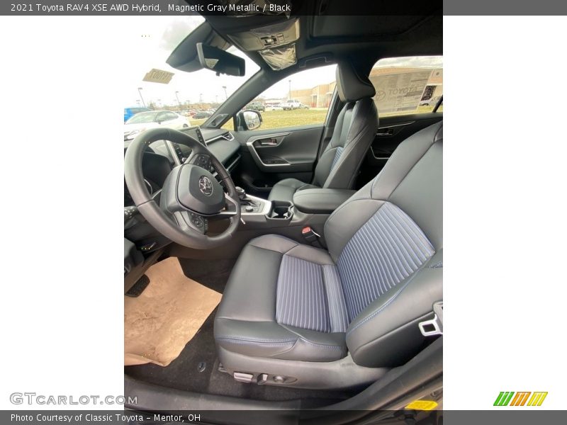 Magnetic Gray Metallic / Black 2021 Toyota RAV4 XSE AWD Hybrid
