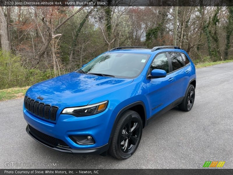 Hydro Blue Pearl / Black 2020 Jeep Cherokee Altitude 4x4