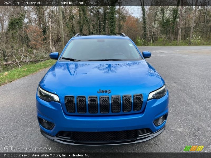 Hydro Blue Pearl / Black 2020 Jeep Cherokee Altitude 4x4