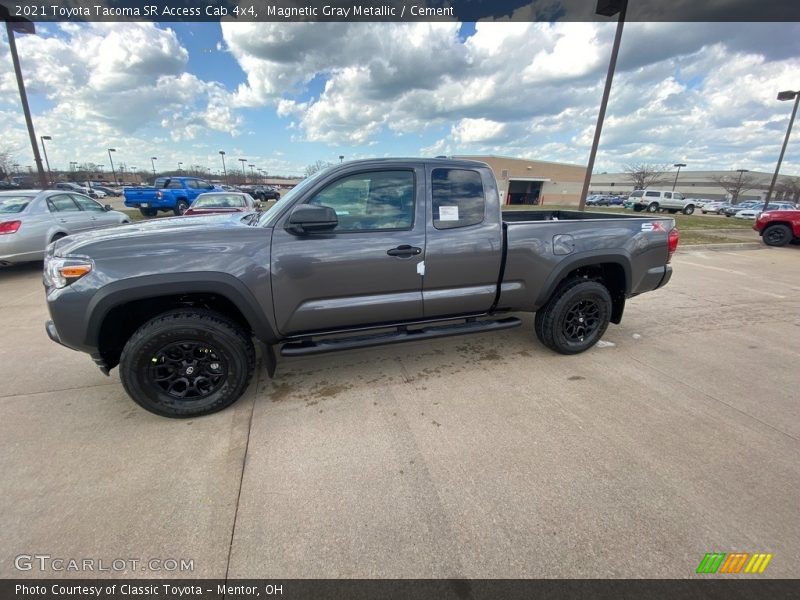 Magnetic Gray Metallic / Cement 2021 Toyota Tacoma SR Access Cab 4x4
