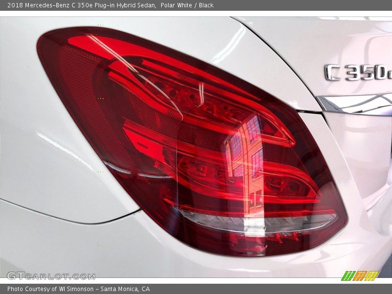 Polar White / Black 2018 Mercedes-Benz C 350e Plug-in Hybrid Sedan