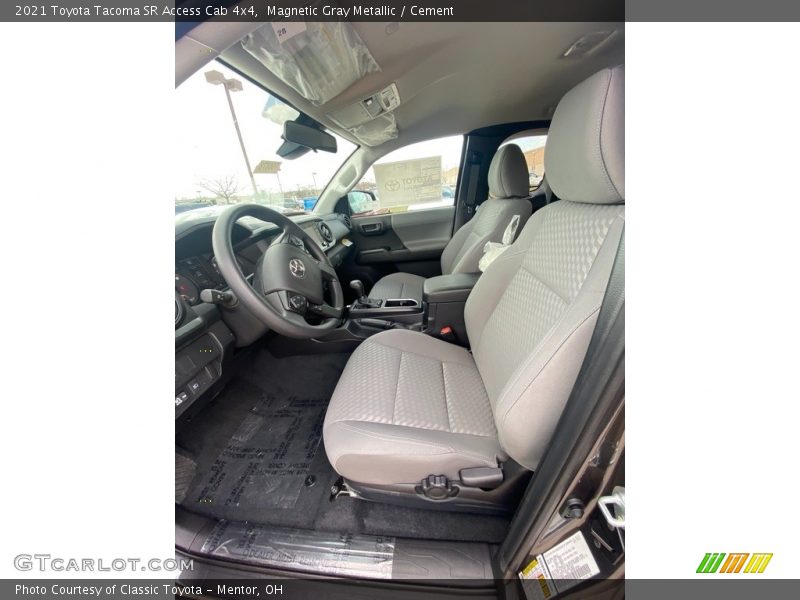 Magnetic Gray Metallic / Cement 2021 Toyota Tacoma SR Access Cab 4x4