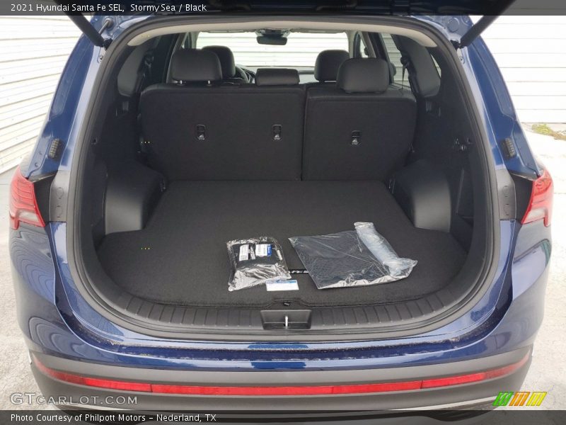 Stormy Sea / Black 2021 Hyundai Santa Fe SEL