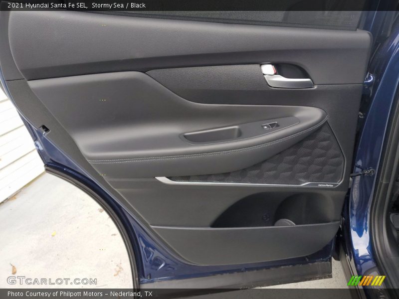 Stormy Sea / Black 2021 Hyundai Santa Fe SEL