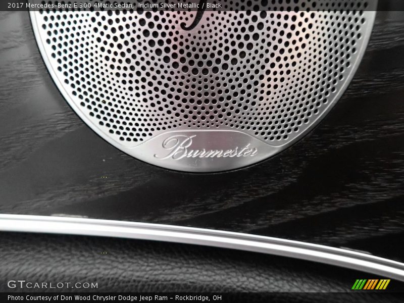 Iridium Silver Metallic / Black 2017 Mercedes-Benz E 300 4Matic Sedan