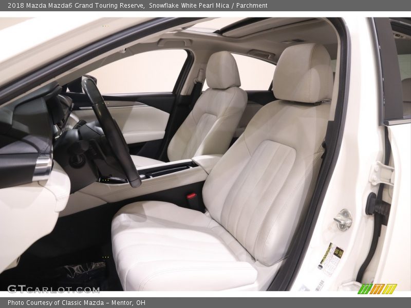 Snowflake White Pearl Mica / Parchment 2018 Mazda Mazda6 Grand Touring Reserve