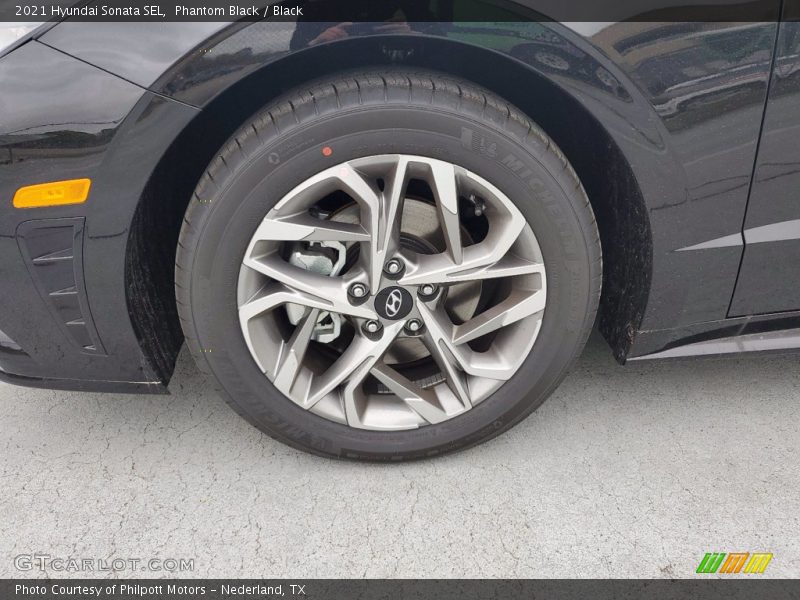 Phantom Black / Black 2021 Hyundai Sonata SEL