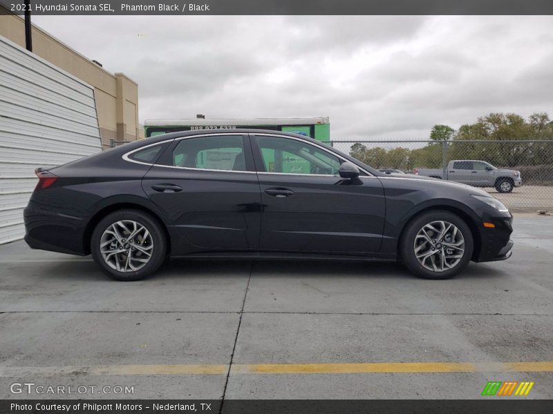 Phantom Black / Black 2021 Hyundai Sonata SEL