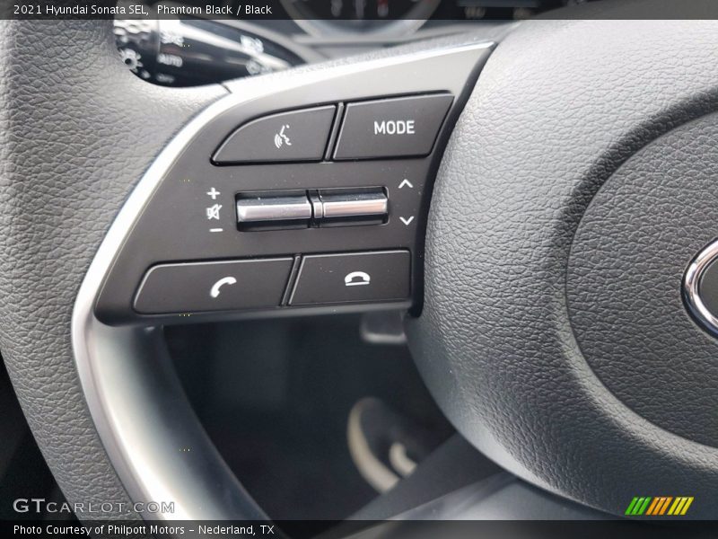 Phantom Black / Black 2021 Hyundai Sonata SEL