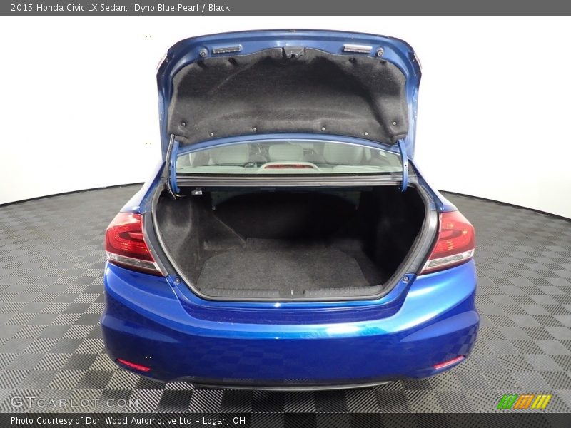 Dyno Blue Pearl / Black 2015 Honda Civic LX Sedan