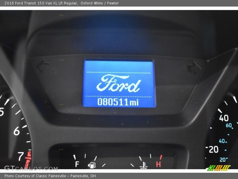 Oxford White / Pewter 2016 Ford Transit 150 Van XL LR Regular
