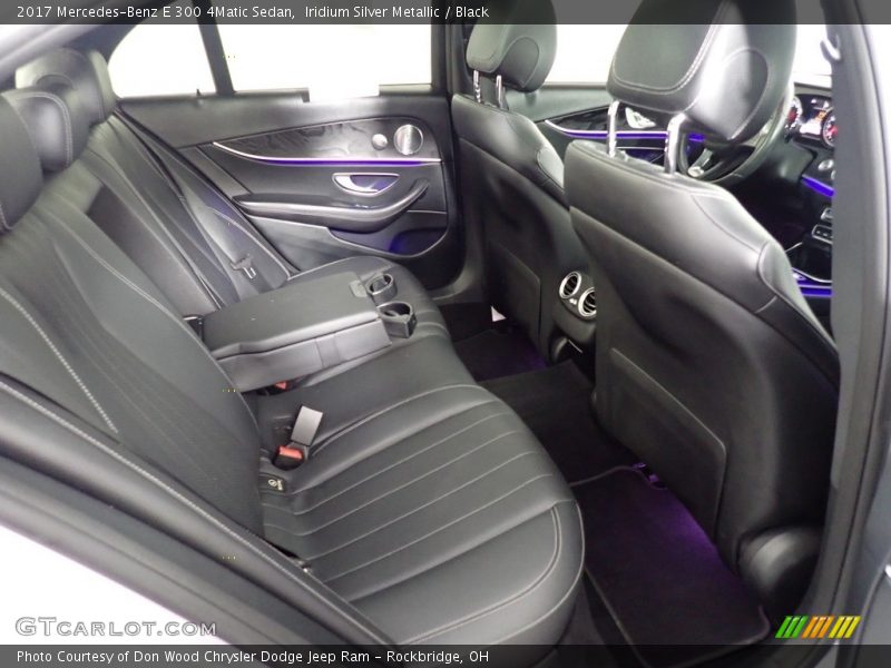 Rear Seat of 2017 E 300 4Matic Sedan