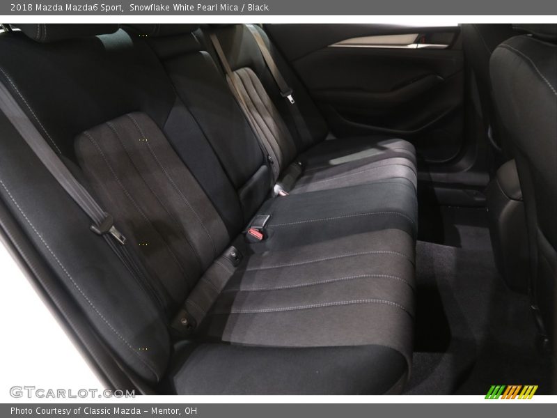 Snowflake White Pearl Mica / Black 2018 Mazda Mazda6 Sport