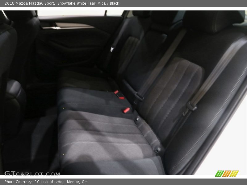 Snowflake White Pearl Mica / Black 2018 Mazda Mazda6 Sport