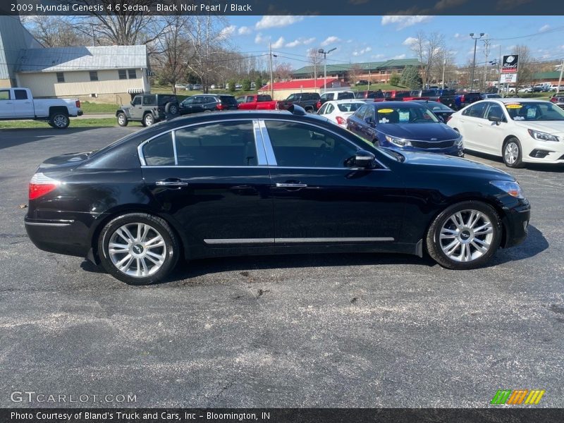 Black Noir Pearl / Black 2009 Hyundai Genesis 4.6 Sedan