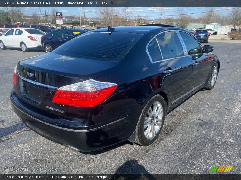 Black Noir Pearl / Black 2009 Hyundai Genesis 4.6 Sedan