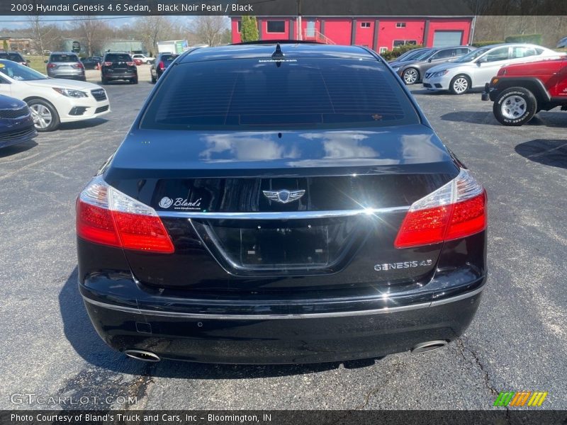 Black Noir Pearl / Black 2009 Hyundai Genesis 4.6 Sedan