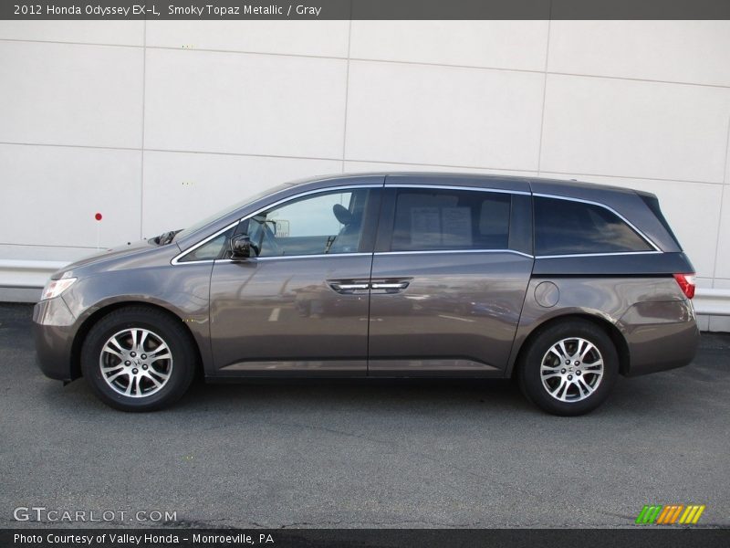 Smoky Topaz Metallic / Gray 2012 Honda Odyssey EX-L