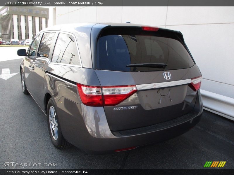 Smoky Topaz Metallic / Gray 2012 Honda Odyssey EX-L