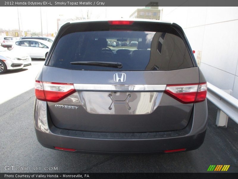 Smoky Topaz Metallic / Gray 2012 Honda Odyssey EX-L