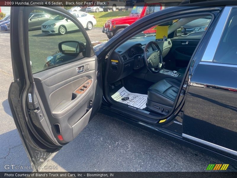 Black Noir Pearl / Black 2009 Hyundai Genesis 4.6 Sedan