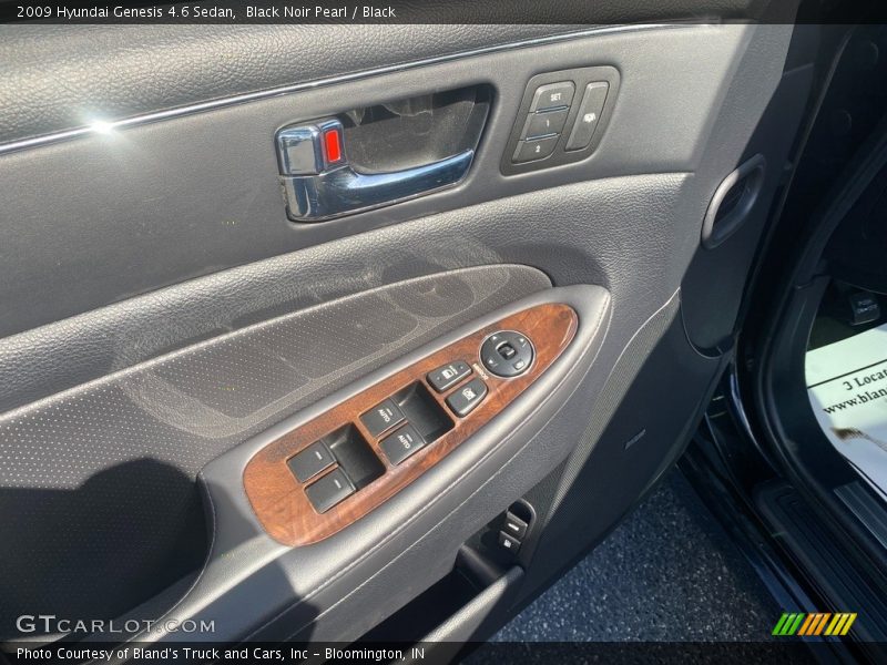 Black Noir Pearl / Black 2009 Hyundai Genesis 4.6 Sedan