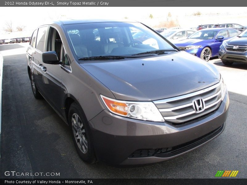 Smoky Topaz Metallic / Gray 2012 Honda Odyssey EX-L