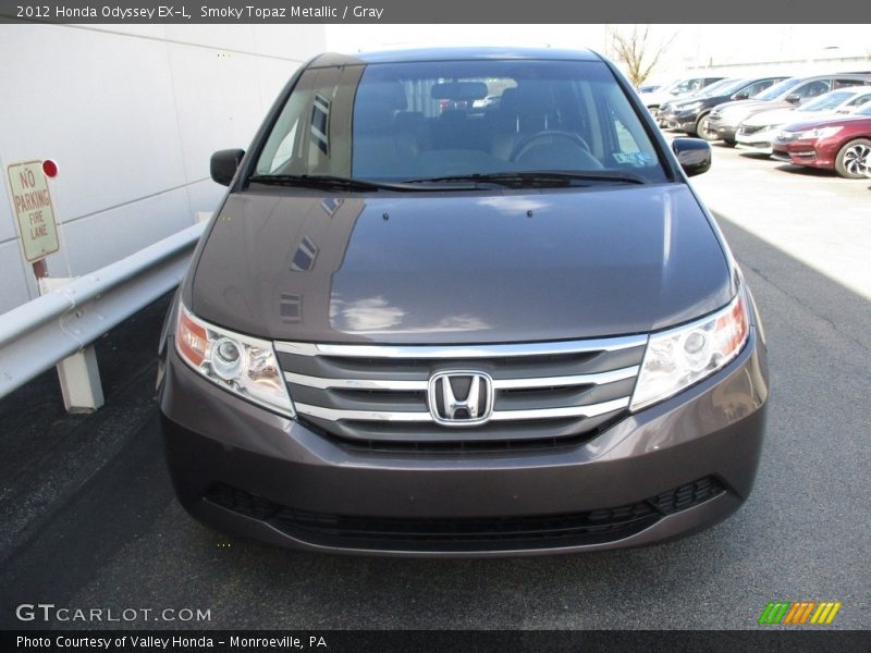 Smoky Topaz Metallic / Gray 2012 Honda Odyssey EX-L