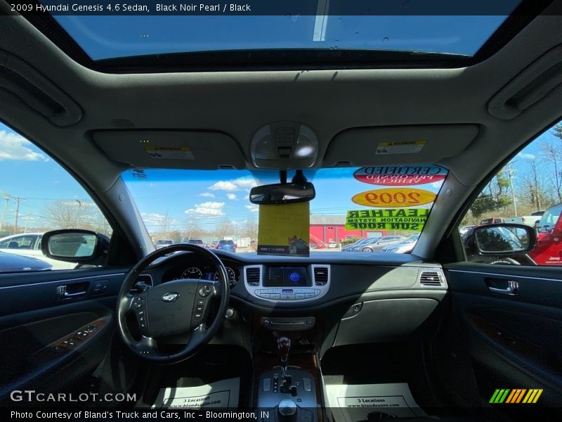 Black Noir Pearl / Black 2009 Hyundai Genesis 4.6 Sedan