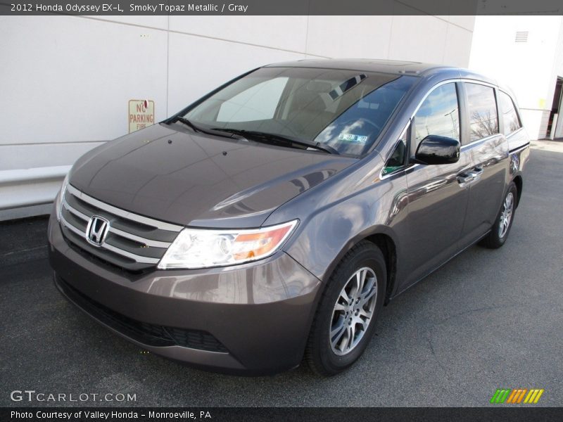 Smoky Topaz Metallic / Gray 2012 Honda Odyssey EX-L