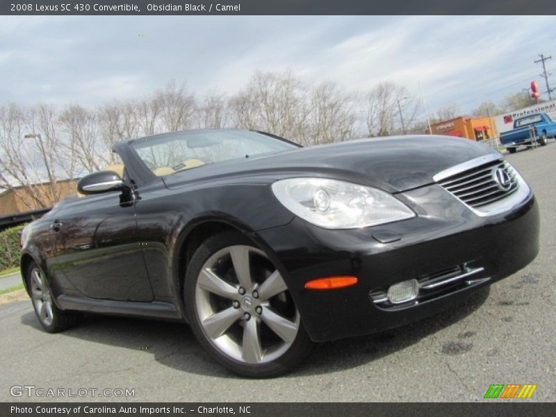 Obsidian Black / Camel 2008 Lexus SC 430 Convertible