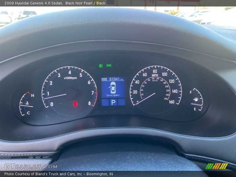 Black Noir Pearl / Black 2009 Hyundai Genesis 4.6 Sedan