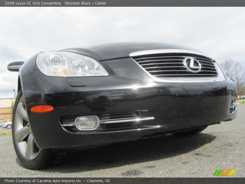 Obsidian Black / Camel 2008 Lexus SC 430 Convertible