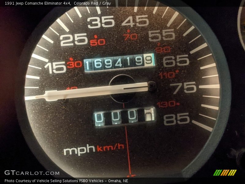  1991 Comanche Eliminator 4x4 Eliminator 4x4 Gauges