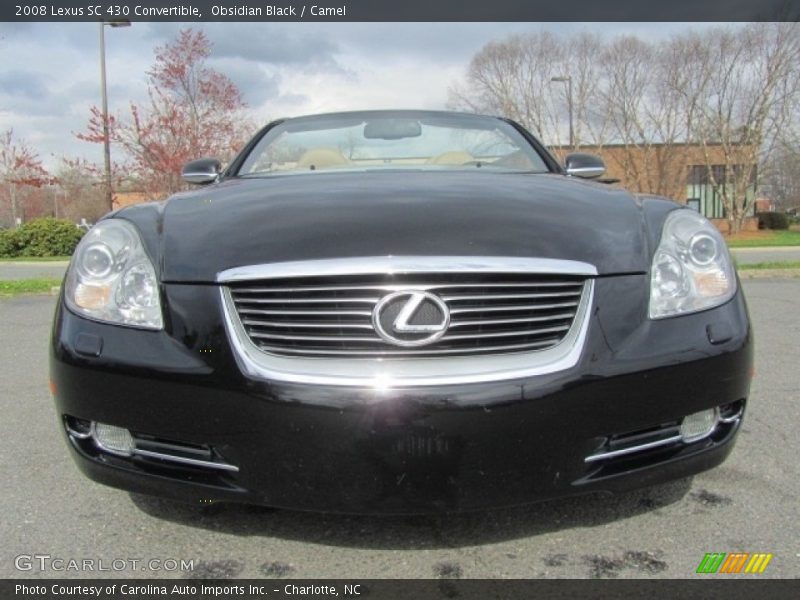 Obsidian Black / Camel 2008 Lexus SC 430 Convertible