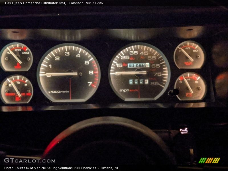  1991 Comanche Eliminator 4x4 Eliminator 4x4 Gauges