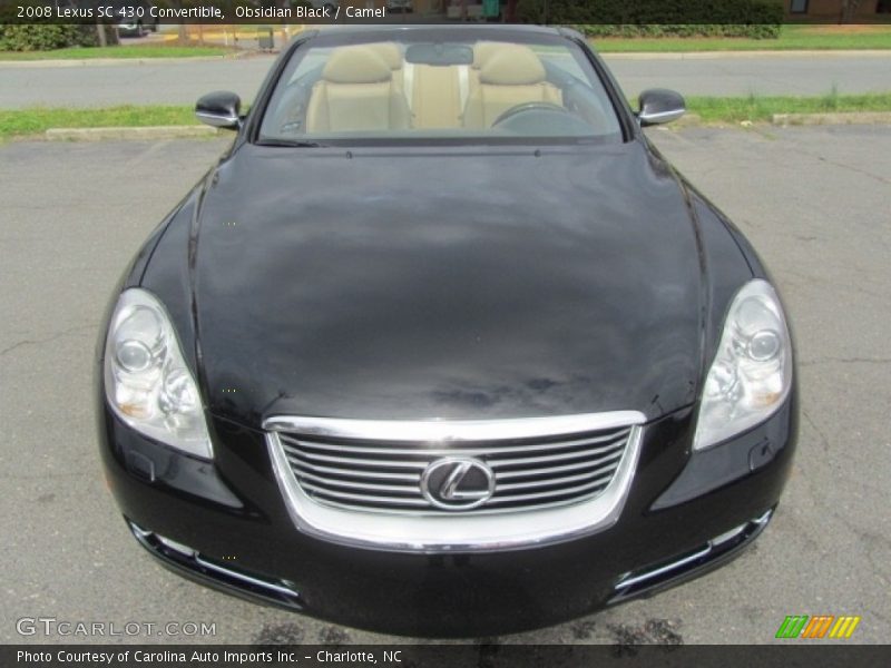 Obsidian Black / Camel 2008 Lexus SC 430 Convertible