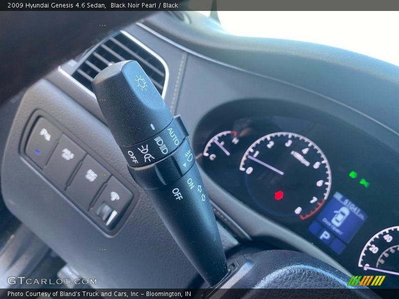 Black Noir Pearl / Black 2009 Hyundai Genesis 4.6 Sedan