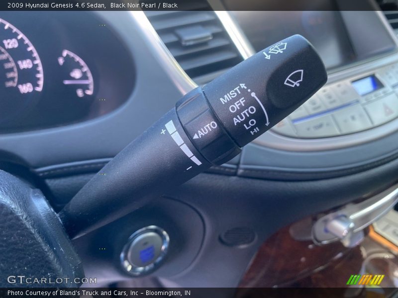 Black Noir Pearl / Black 2009 Hyundai Genesis 4.6 Sedan
