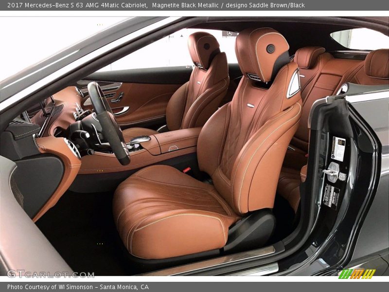 Front Seat of 2017 S 63 AMG 4Matic Cabriolet