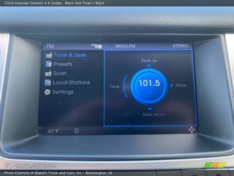 Black Noir Pearl / Black 2009 Hyundai Genesis 4.6 Sedan