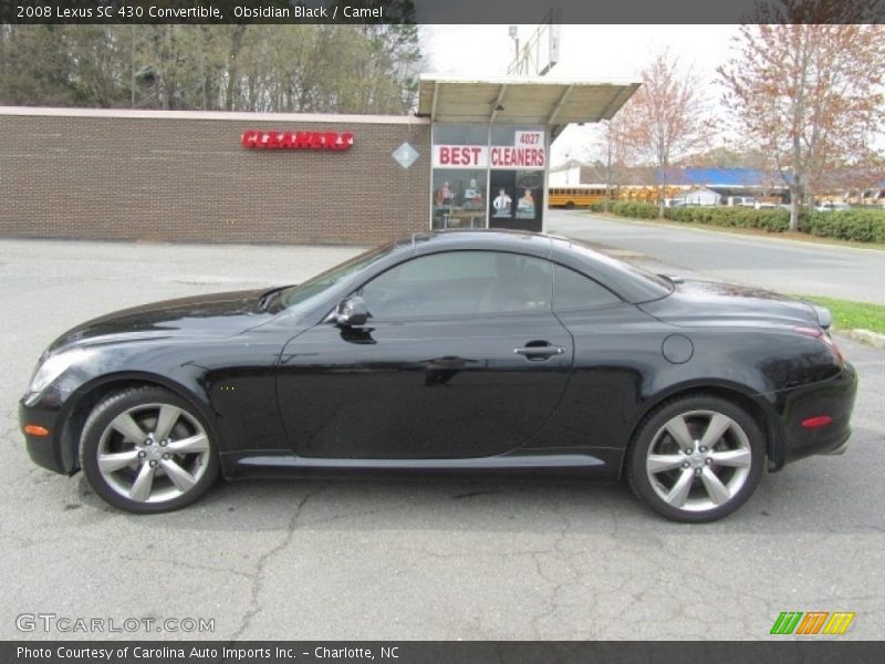 Obsidian Black / Camel 2008 Lexus SC 430 Convertible