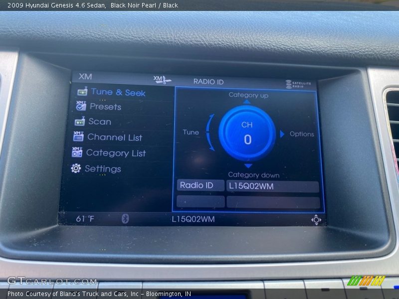 Black Noir Pearl / Black 2009 Hyundai Genesis 4.6 Sedan