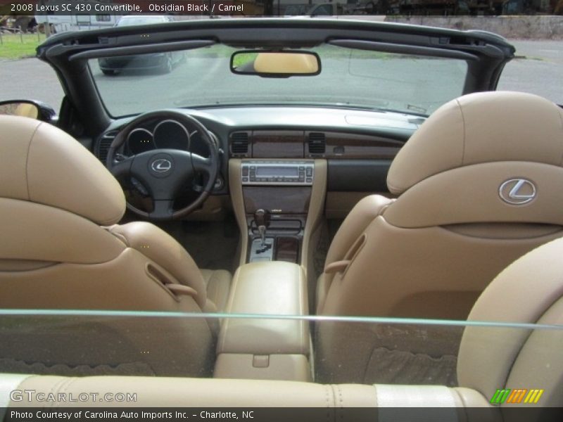 Obsidian Black / Camel 2008 Lexus SC 430 Convertible