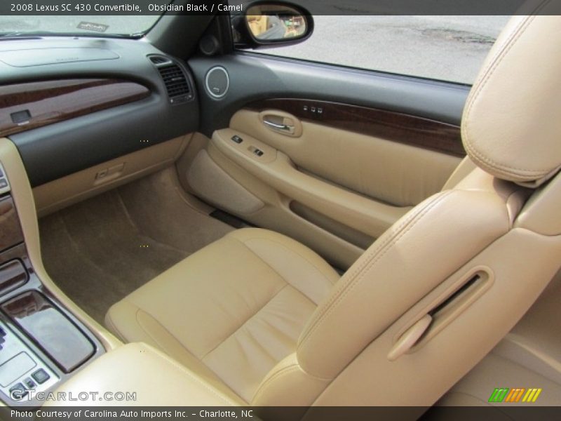 Obsidian Black / Camel 2008 Lexus SC 430 Convertible
