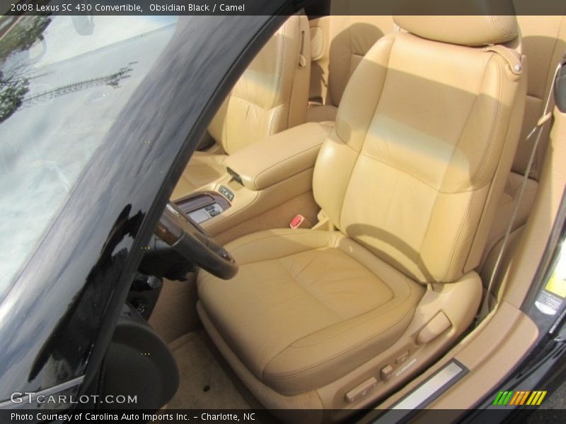Obsidian Black / Camel 2008 Lexus SC 430 Convertible